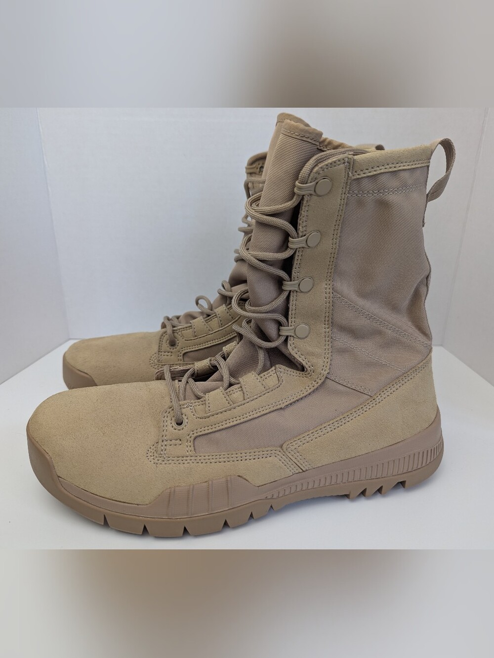 Nike SFB Field 8" Leather Tactical Boots Coyote Brown Men's 9.5 - Picture 2 of 11